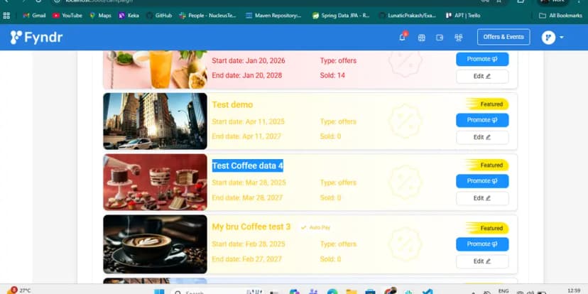Shreya's cafe on Fyndr now
